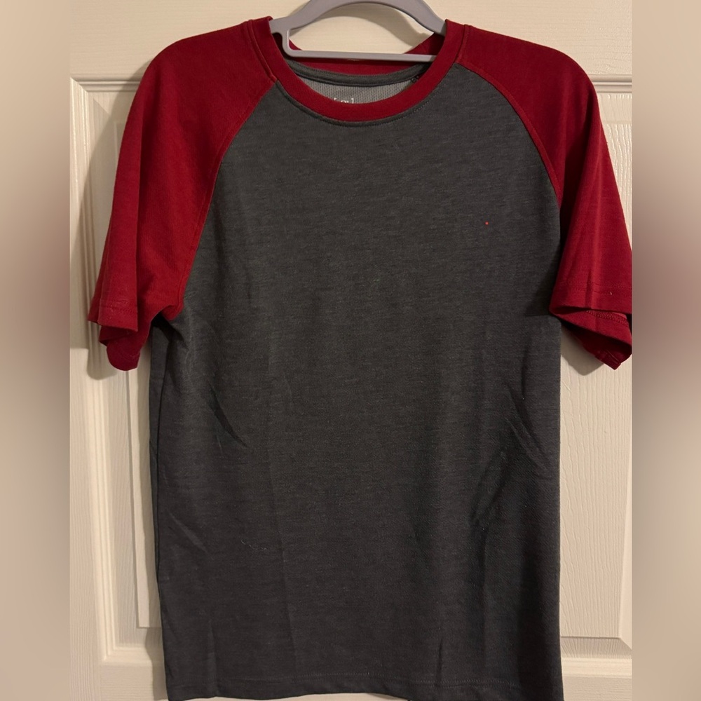 Small Dark Grey and Red Shirt
